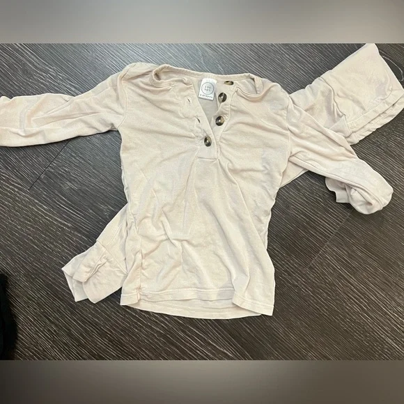 Lou Lou & Company Cream Pajama Set - Picture 1 of 1